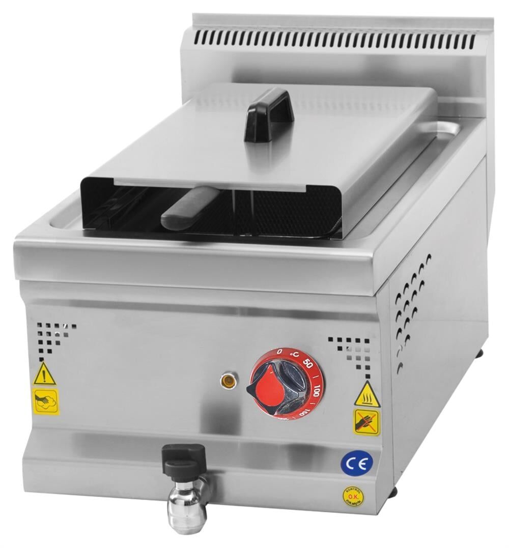 CSA Elektrikli Fritöz 12 Litre Set Üstü 40x70x30 cm KRCS.SFE.470