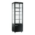Vosco VFT-235L Dik Tip Soğuk Teşhir Dolabı, 235 L, Siyah