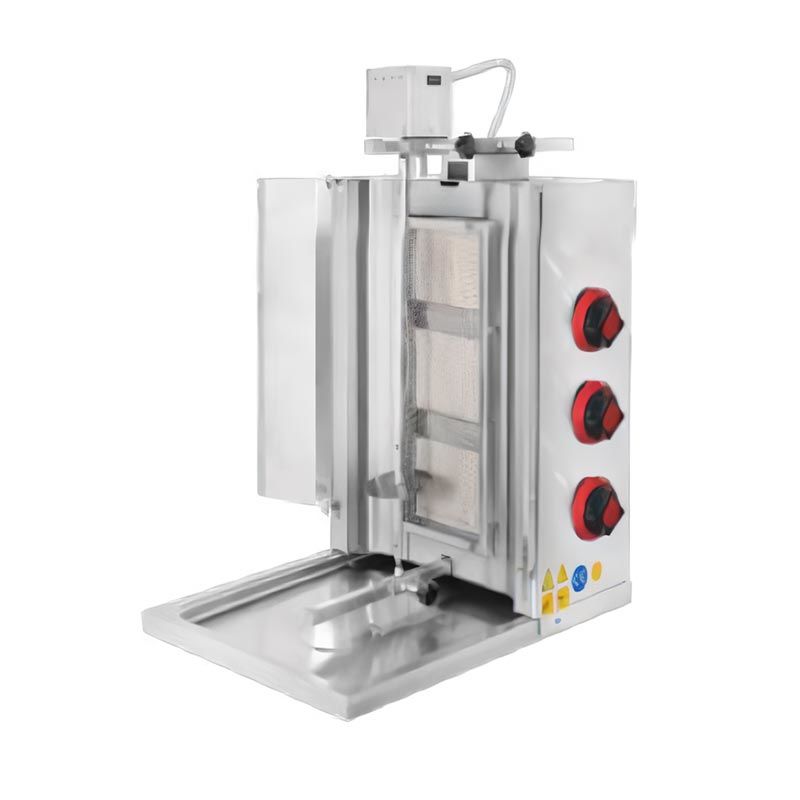 CSA Üstten Motorlu Döner Ocağı, 3 Radyanlı, Doğalgazlı