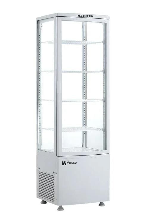 Vosco VFT-235L Dik Tip Soğuk Teşhir Dolabı, 235 L, beyaz