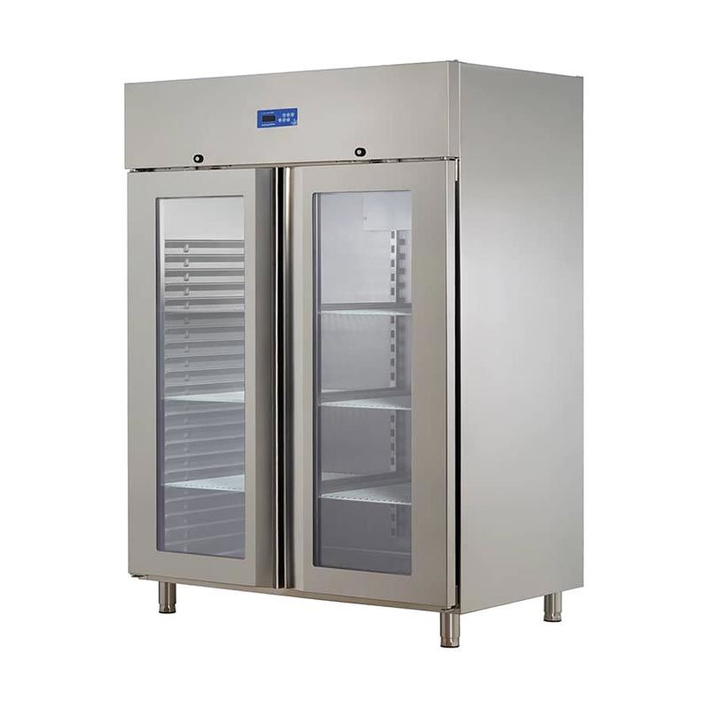 Öztiryakiler GN 1200 NMV Çift Cam Kapılı Buzdolabı, 1200 L, 304K