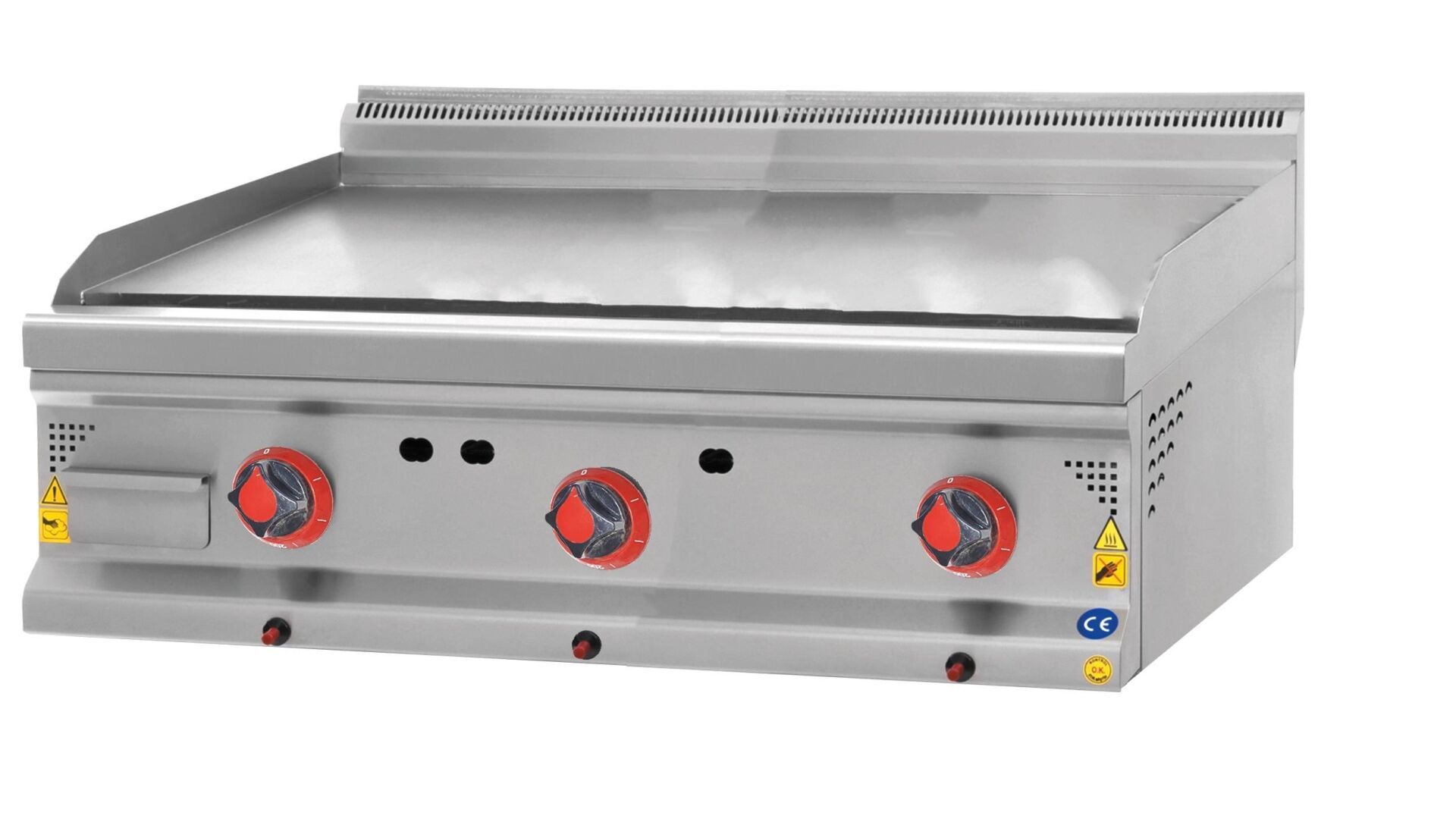 CSA Gazlı Düz Pleyt Izgara 700 Seri Set Üstü 120x70x30 cm lpg  KRCS.IZPG.1270