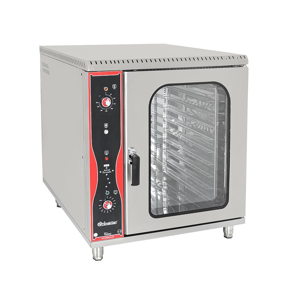 Himaksan HMK-MKPFE 9118 Manuel Konveksiyonlu Elektrikli Fırın 2/1 - 10 Tepsili 94x103x107 cm