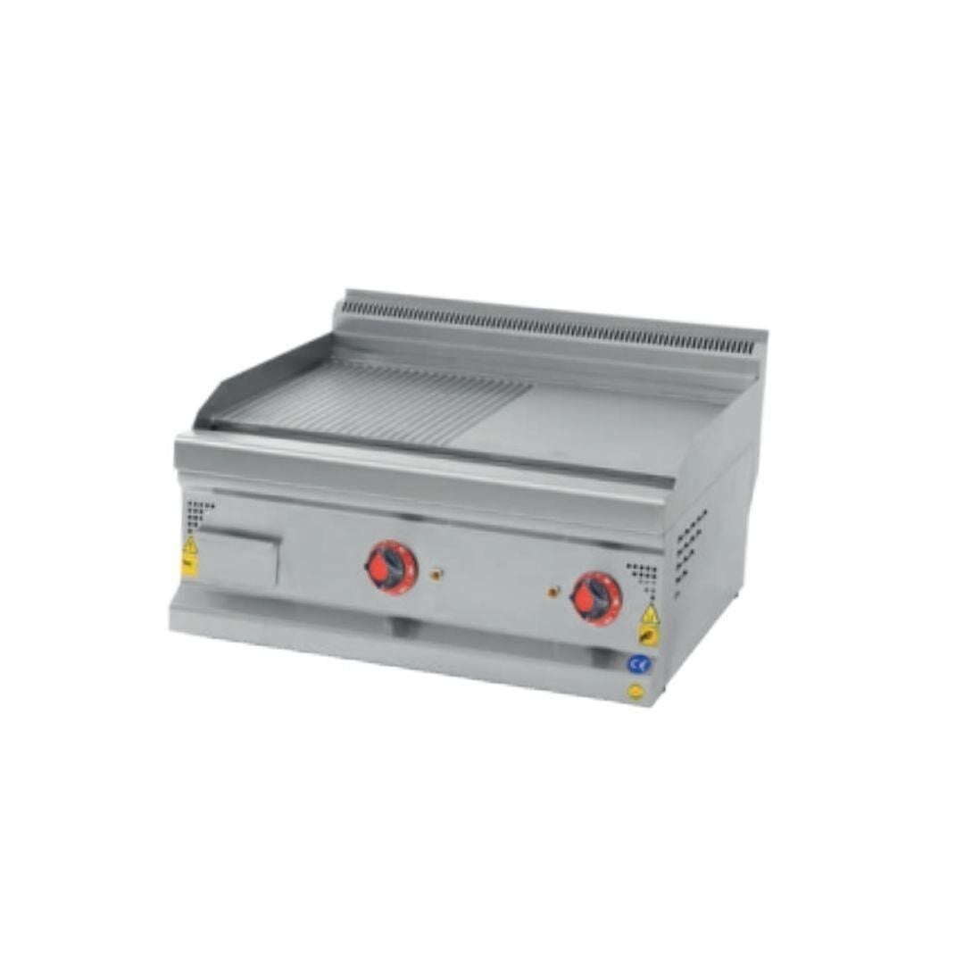 CSA Gazlı Yarı Oluklu Yarı Düz Pleyt Izgara 700 Seri 120x70x30 Cm LPG  KRCS.IZYGL.1270