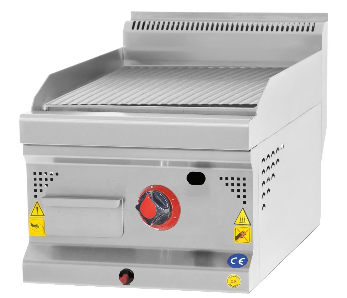 CSA Gazlı Tam Oluklu Pleyt Izgara 700 Seri 40x70x30 Cm LPG KRCS.IZTGL.470