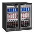 Vosco VBBC-250S 2 Kapılı Bar Arkası Şişe Soğutucu Dolap, 238 L, Siyah