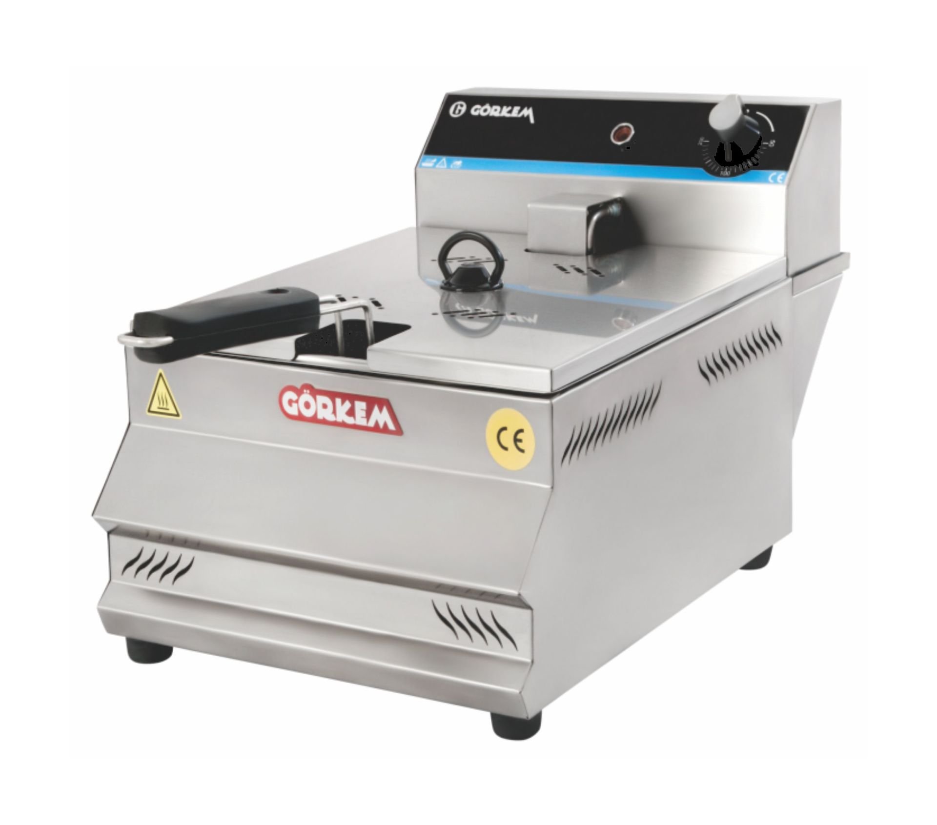 Görkem FE 80 Set Üstü Fritöz 8 LT Elektrikli 33x53x33 cm 308