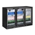 Vosco VBB-S350 3 Kapılı Bar Arkası Şişe Soğutucu Dolap, 338 L, Siyah