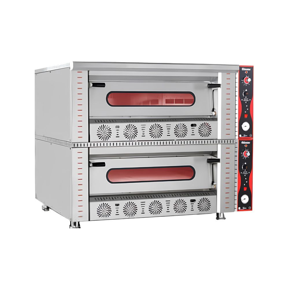 Himaksan HMK-PFS4 878 Pizza Fırını Çift Katlı Gazlı 8X30 Pizza