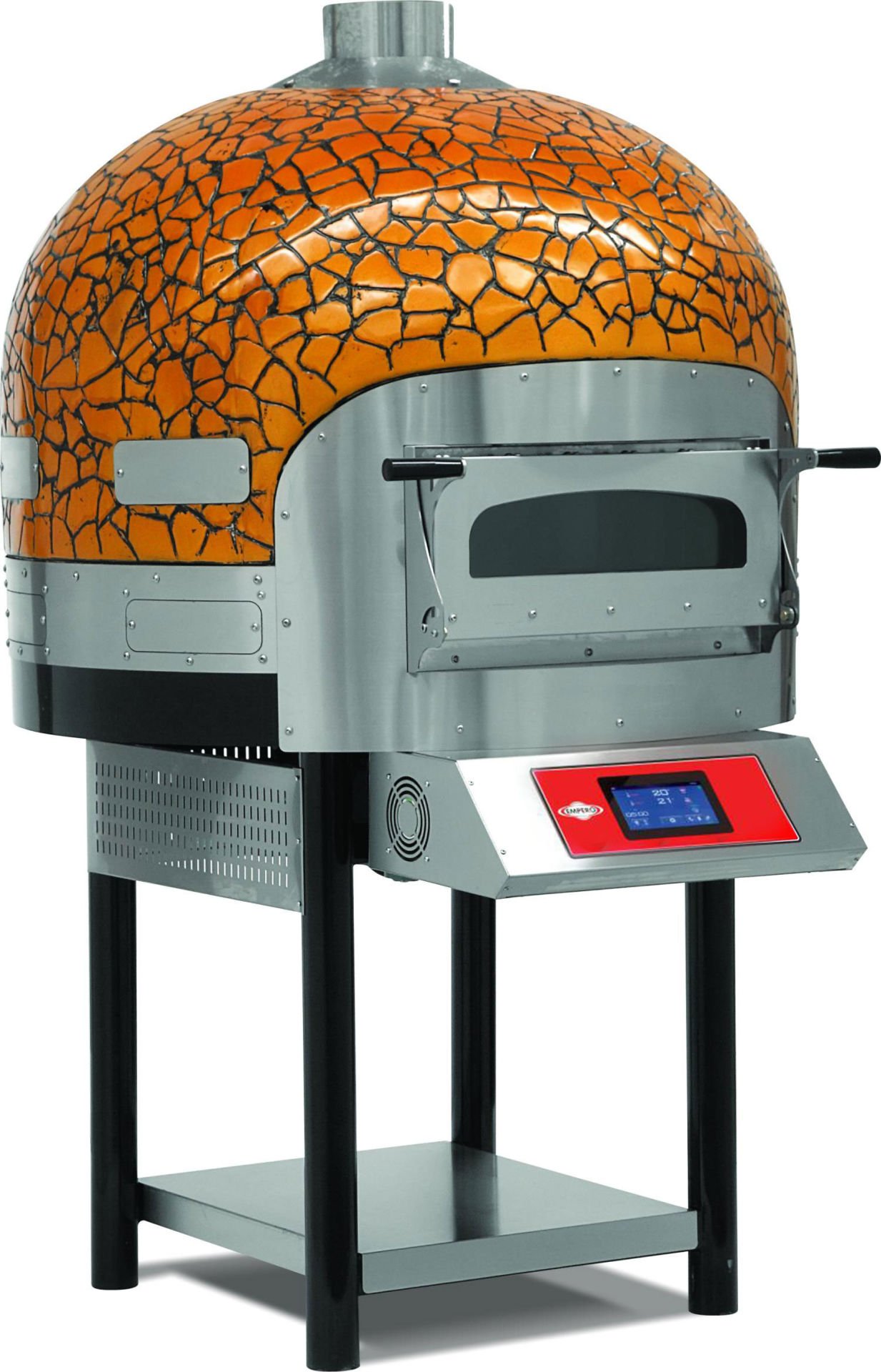 Empero EMP.SPO.01-D Dijital Elektrikli Döner Tabanlı Pizza Fırını 6 Pizza Kapasiteli 380V