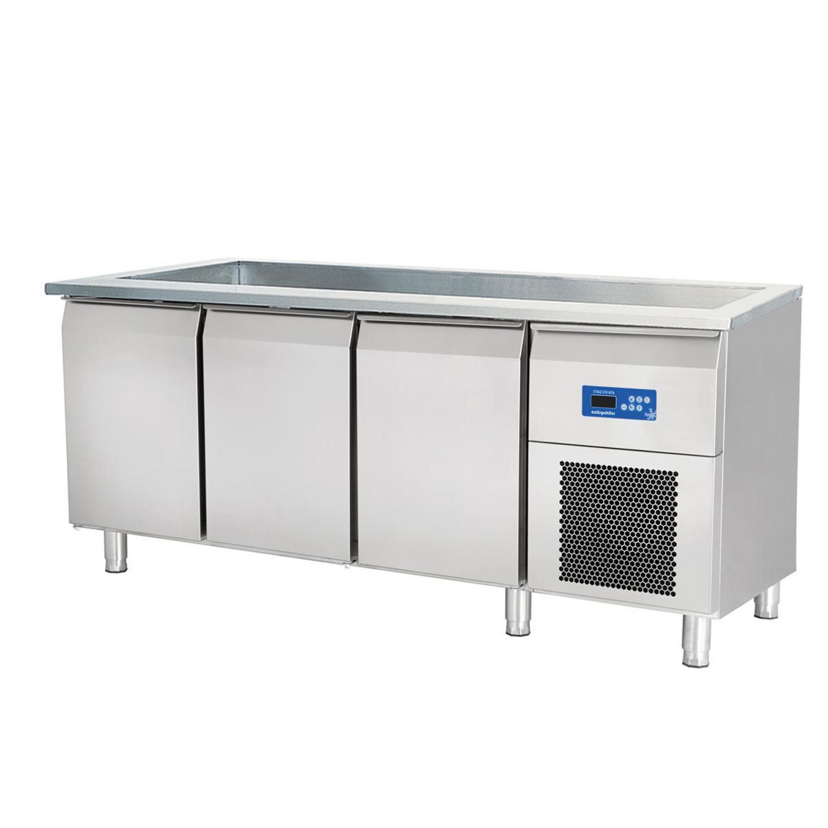 Öztiryakiler TAG 470 NTV 4 Kapılı Buzdolabı Soğuk Servis Bankosu 240*70*85