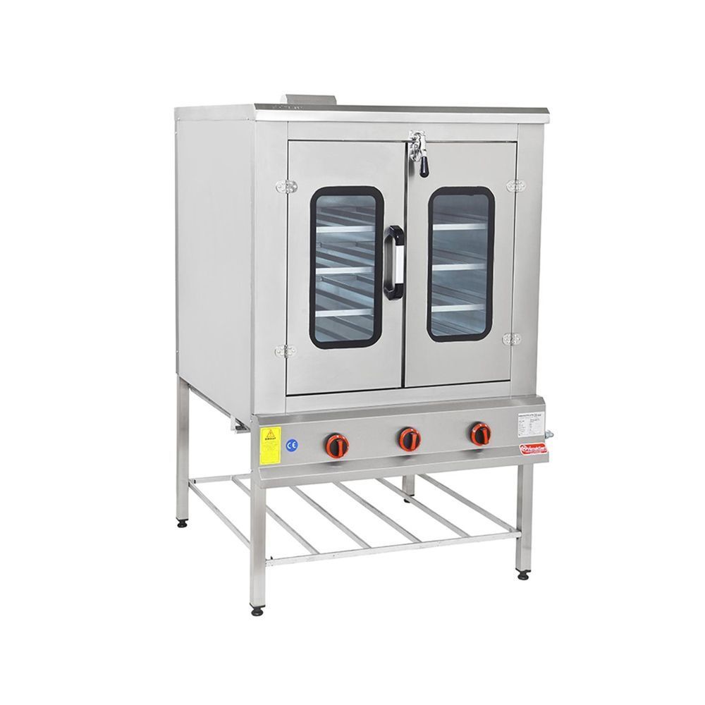 Himaksan HMK-PB 1010 Çift Kapılı Pasta Börek Fırını LPG'li 100x100x160 cm