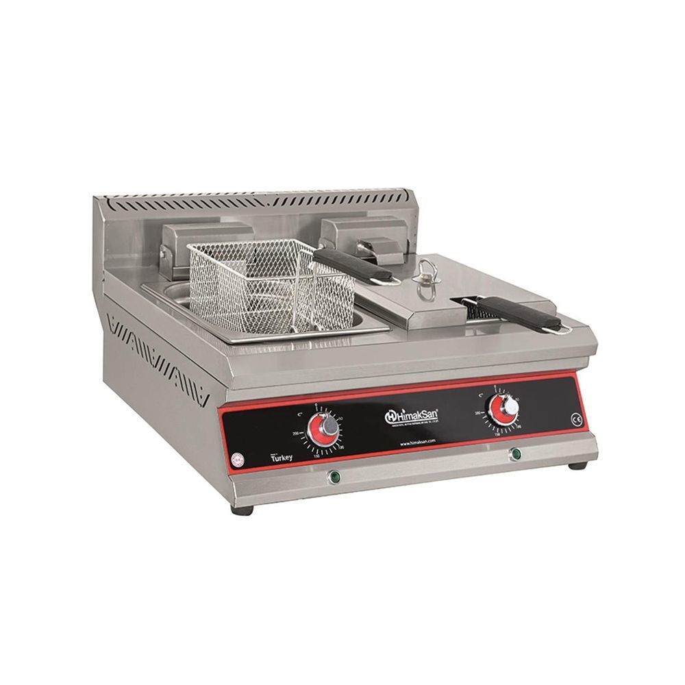 Himaksan HMK-SFE 55 Elektrikli Snack  5+5 LT Fritöz 60X57X29 cm