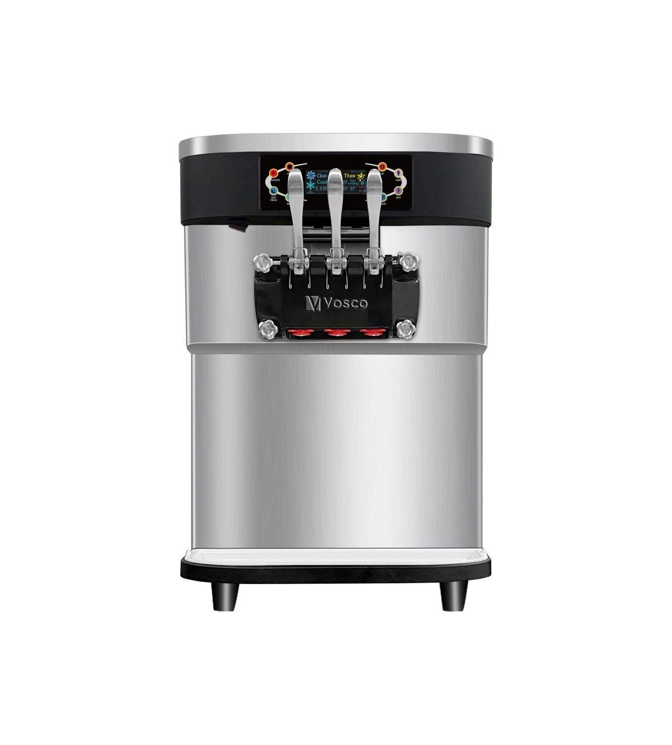 Vosco Set Üstü Pro Soft Dondurma Makinesi Üç Kollu VSC-32T