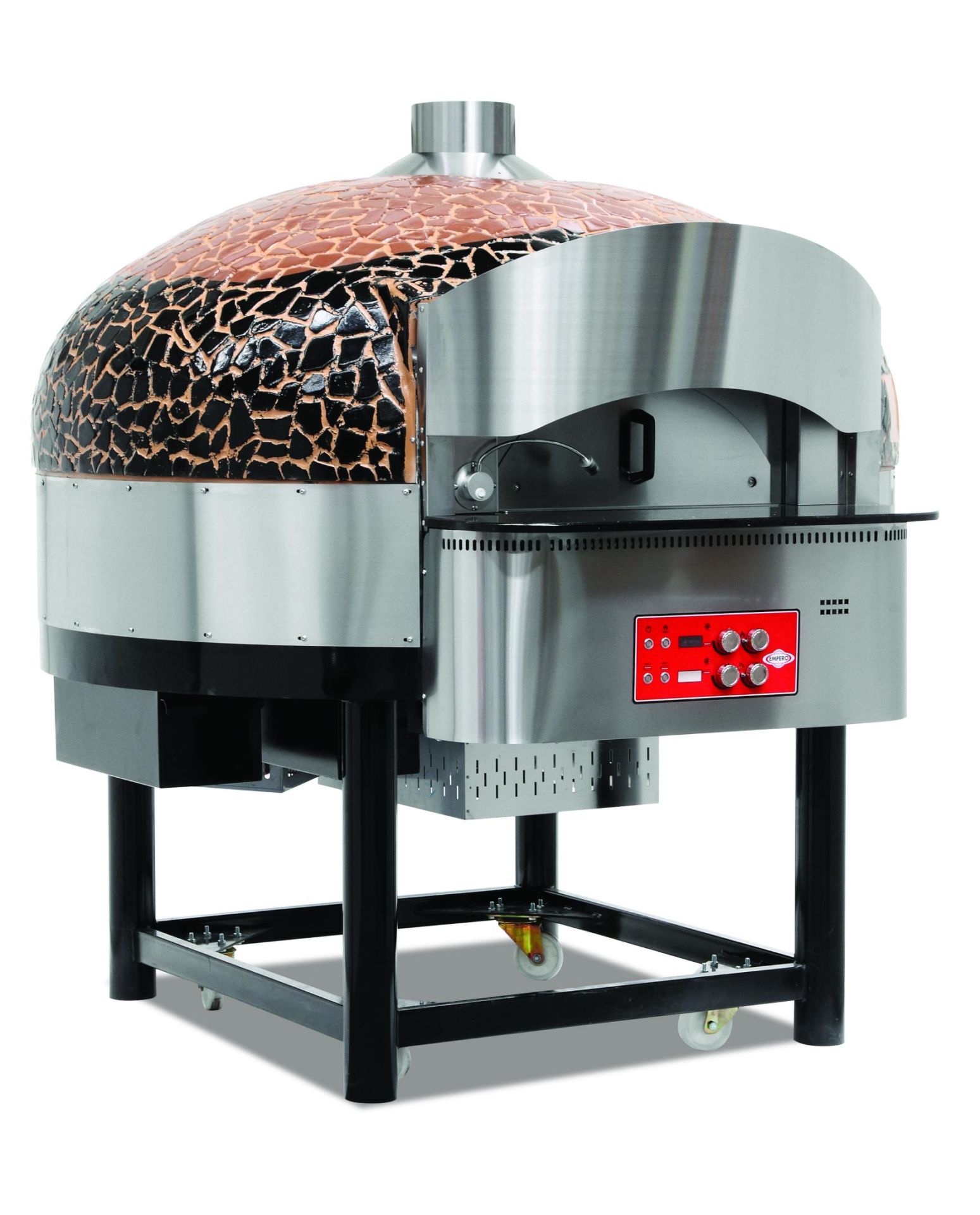 Empero EMP.SPO.02 Döner Tabanlı Pizza Fırını 9 Pizza Kapasiteli Gazlı
