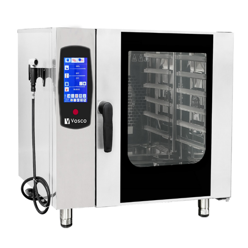 Vosco VAS-WN6D Buharlı Kombi Fırın, 53x32.5 cm 6 Tepsi Kapasiteli, Elektrikli