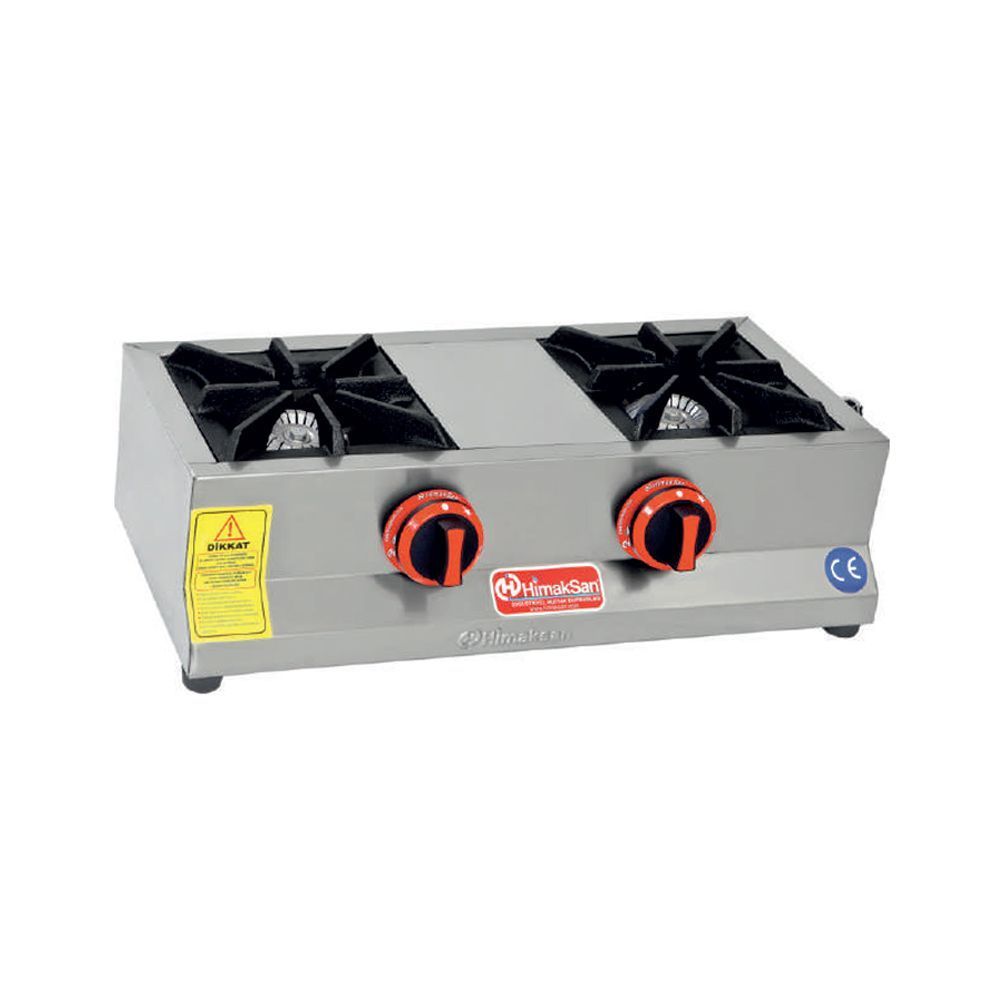 Himaksan HMK-MN 2 Set Üstü 2'li Mini LPG'li Ocak 60x30x14 cm