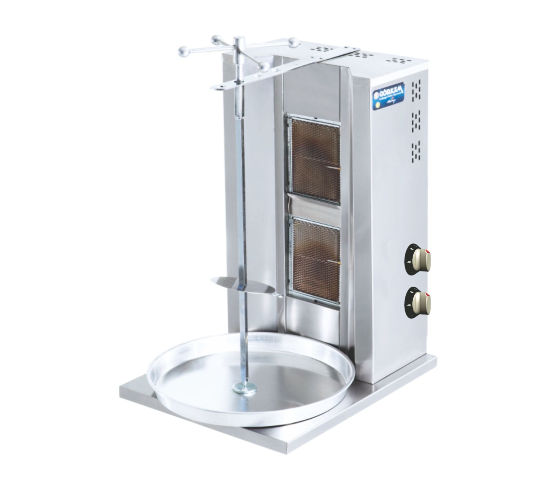 Görkem GDO 20 Sabit Motorsuz Döner Ocağı 2 Radyanlı Doğalgazlı CE 45x53x77 cm 402