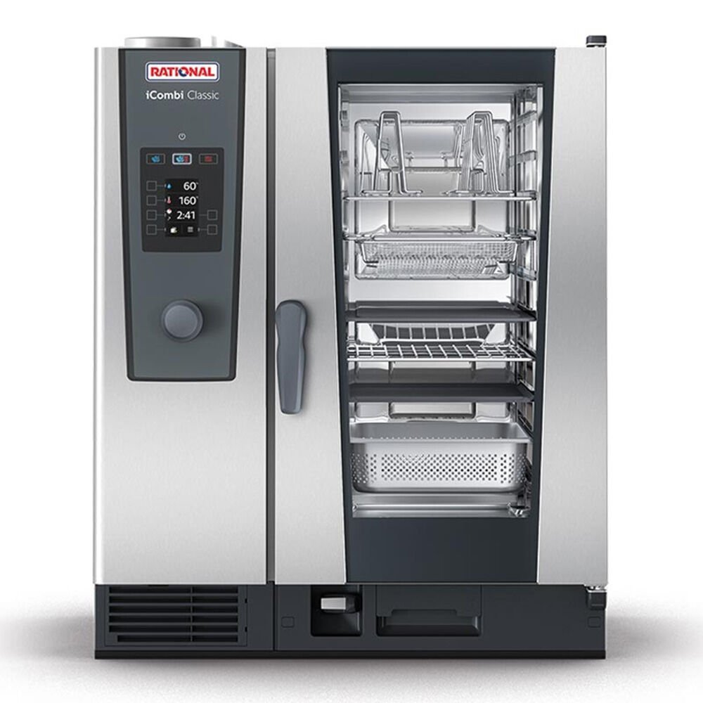 Rational iCombi Classic  10x1/1 GN Kapasiteli Kombi Fırın Gazlı ICC101G