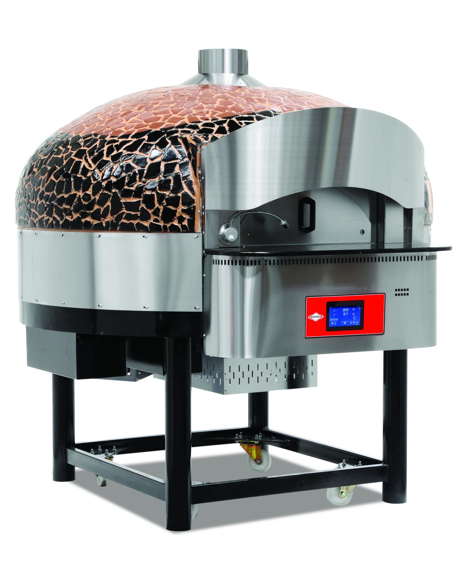 Empero EMP.SPO.02-D Dijital Döner Tabanlı Pizza Fırını 9 Pizza Kapasiteli Gazlı