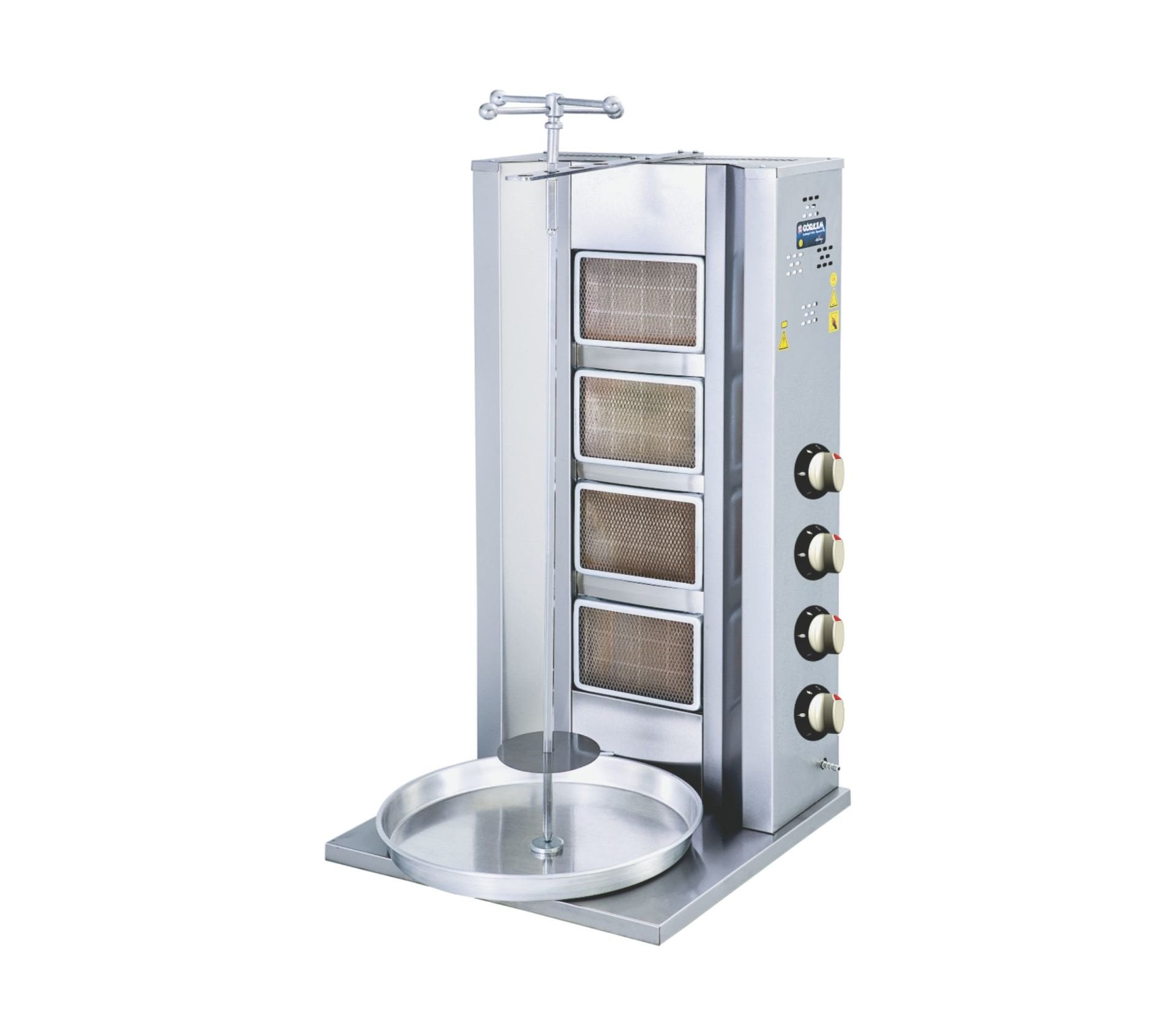 Görkem GDO 40 Sabit Motorsuz Döner Ocağı 4 Radyanlı Doğalgazlı CE 52x53x100 cm 404