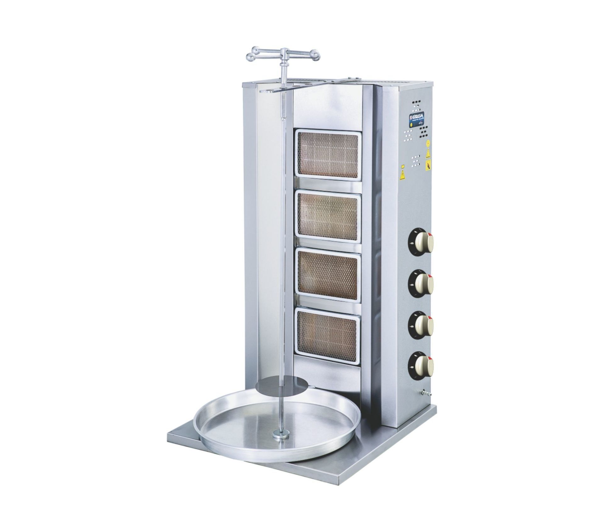 Görkem GDO 40 Sabit Motorsuz Döner Ocağı 4 Radyanlı LPG'li CE 52x53x100 cm 404