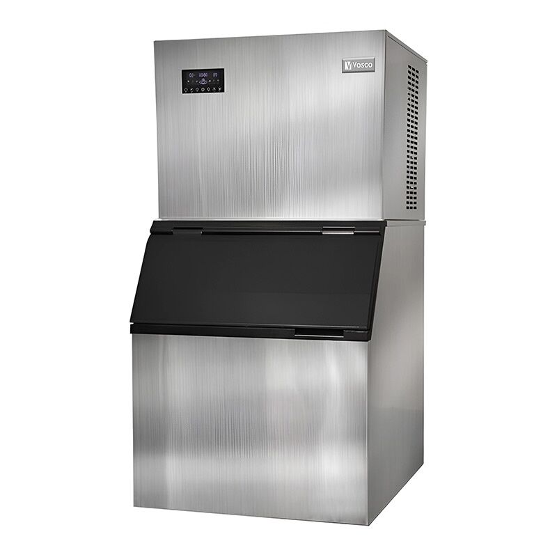 Vosco VSC-500C Hazneli Küp Buz Makinesi, 500 kg/gün Kapasiteli