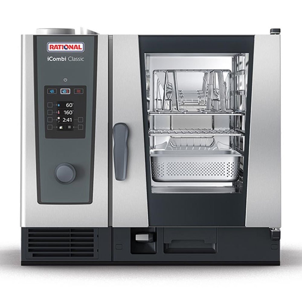 Rational iCombi Classic  6x1/1 GN Kapasiteli Kombi Fırın Gazlı ICC61G