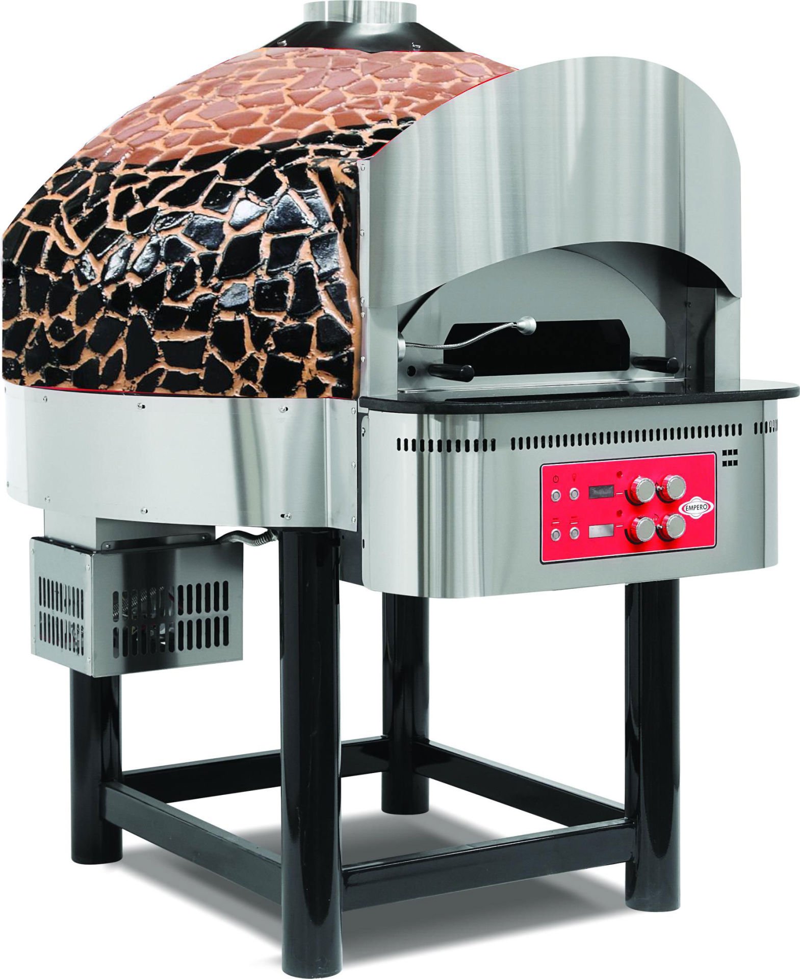 Empero EMP.SPO.03 Sabit Tabanlı Pizza Fırını 9 Pizza Kapasiteli Gazlı