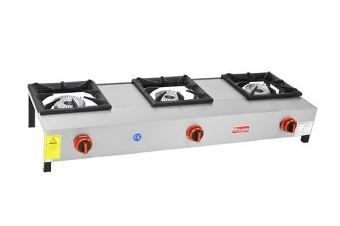 Himaksan HMK-LKK 3 Alçak Lokanta Ocağı  3'lü LPG'li 139X47x25 cm