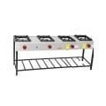 Himaksan HMK-LKY 4 Yüksek Lokanta Ocağı  4'lü LPG'li 192X47X70 cm