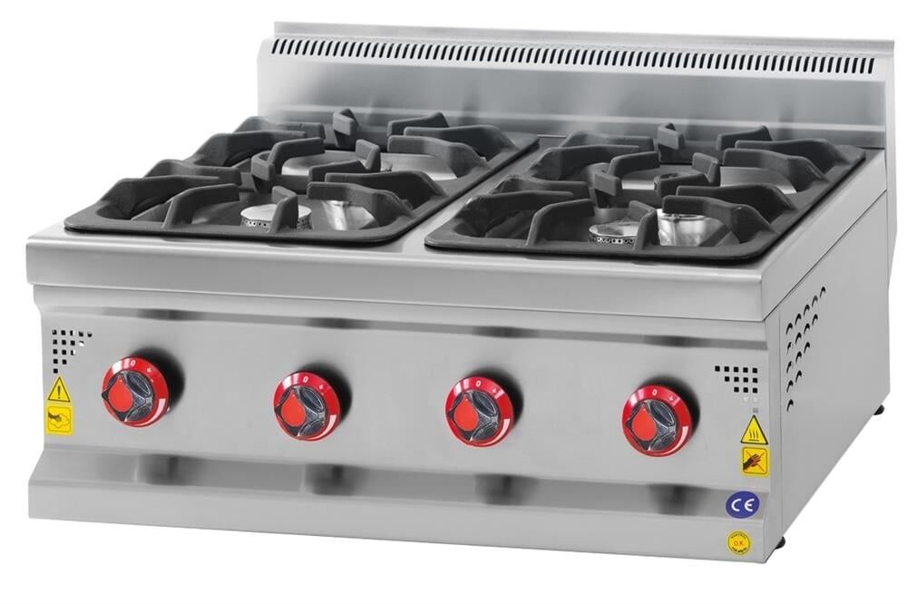 CSA 4 lü Gazlı Ocak Set Üstü 80x70x30 cm KRCS.SOG.870