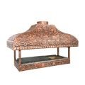 Egehan OCB100 Çift Cidarlı Ocakbaşı Izgara, 100x60x120 cm, Bakır