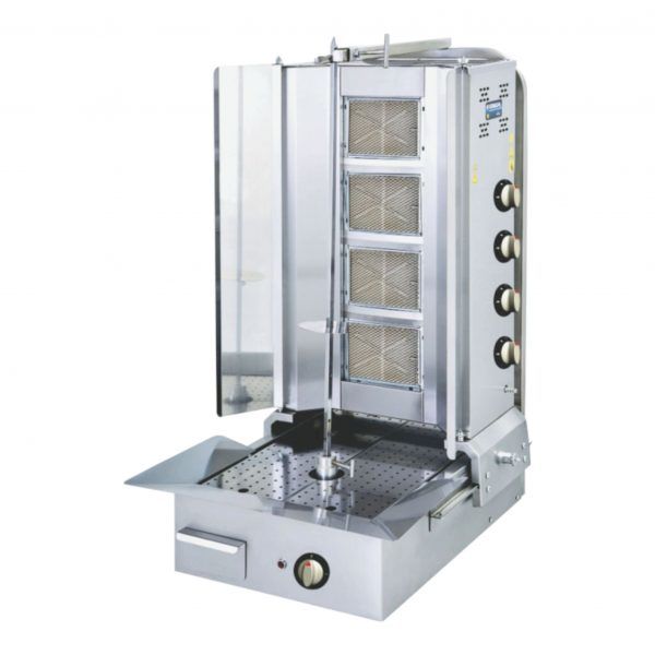 Görkem GDO 40 Alttan Motorlu Döner Ocağı 4 Radyanlı Doğalgazlı 434