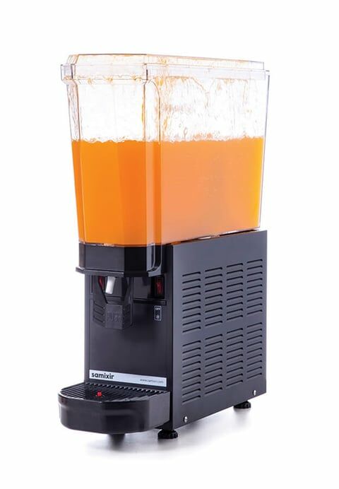 Samixir Klasik Mono Soğuk İçecek Dispenseri 20 Lt Fıskiyeli Siyah 20.SB
