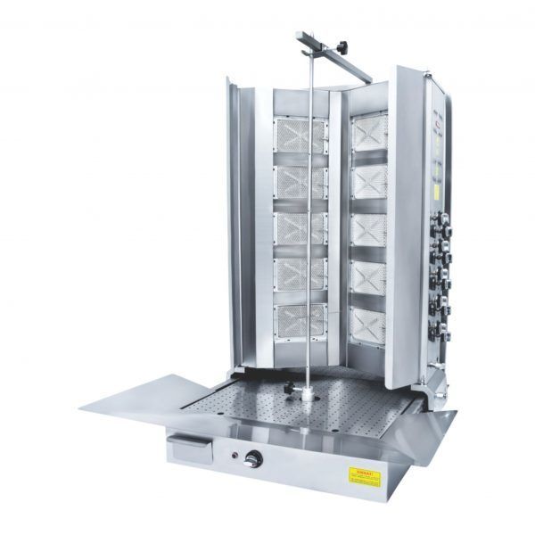 Görkem GDO 80 Alttan Motorlu V Tipi Döner Ocağı 8 Radyanlı LPG'li 444