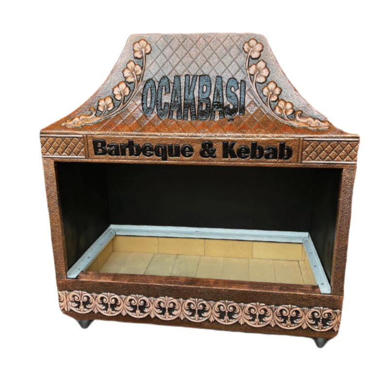 Egehan BKI-E200 Eko Kapalı Izgara, 200x60x120 cm, Bakır