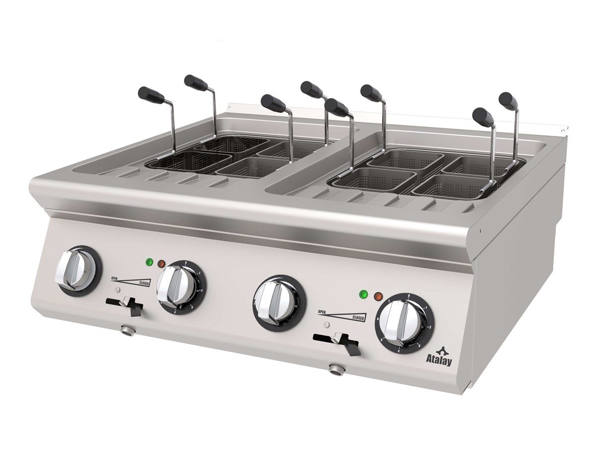 Atalay Makarna Haşlama Makinesi 8 Sepetli Elektrikli 80x73x30 Cm AMP-873