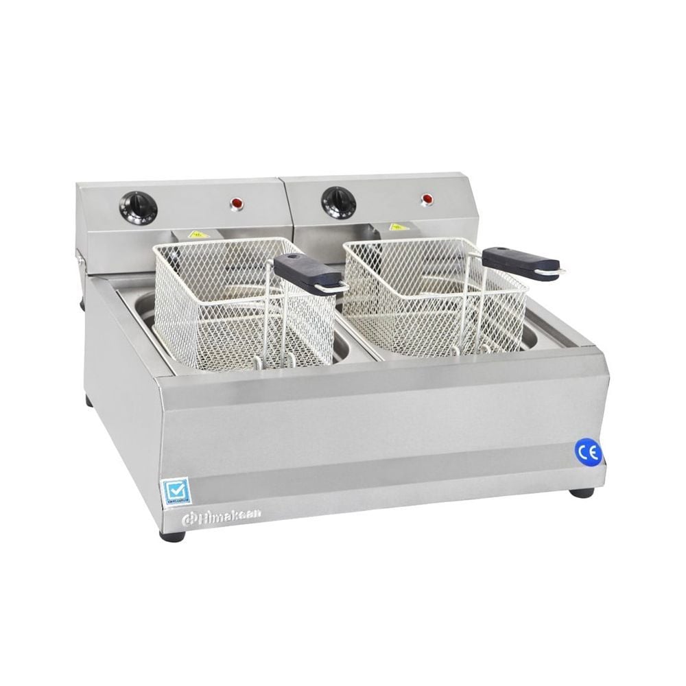Himaksan HMK-FE 5+5 Fritöz Çiftli 5+5 Lt Elektrikli 60x50x20 cm