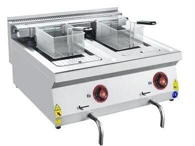 CSA Elektrikli Fritöz 12+12 Litre Kapasiteli 700 Seri 80x70x30 KRCS.ESFE.870