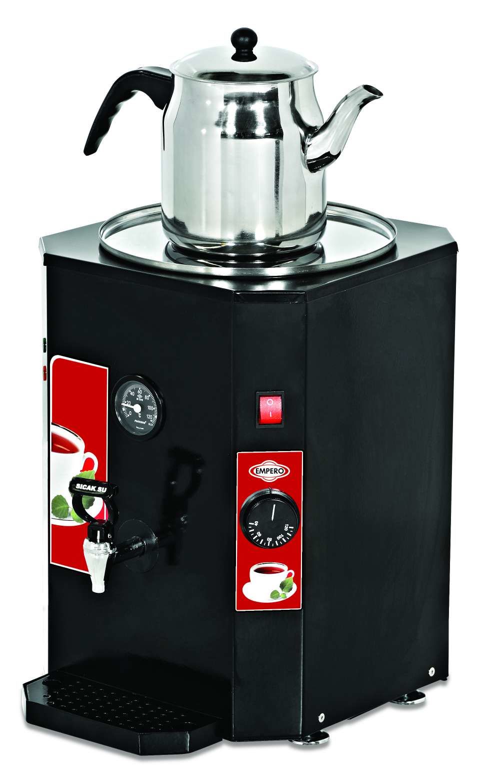 Empero EMP.DCY.120 Çay Otomatı Tek Demlikli 120 Bardak 13 Litre 220V