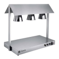 Vosco VLM-3S Üç Isıtıcı Lambalı Sıcak Teşhir Ünitesi, 105x50x70 cm
