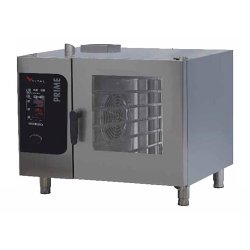 Vital Prime 061E 6 Tepsili Buharlı Konveksiyonlu Fırın Elektrikli 6 Gn 1/1