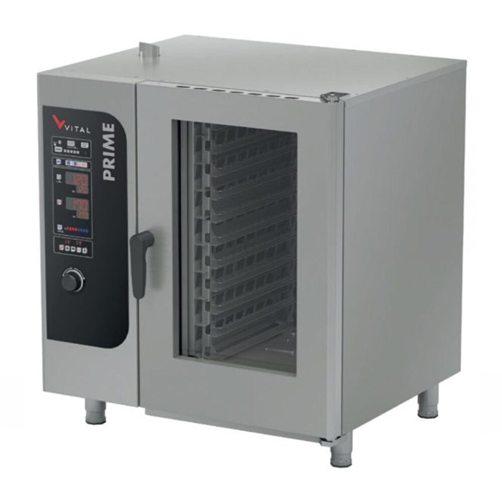 Vital Prime 101E 10 Tepsili Buharlı Konveksiyonlu Fırın Elektrikli 10 Gn 1/1