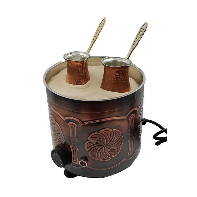 Anka Setüstü Yuvarlak Kumda Kahve Makinesi, 23 cm