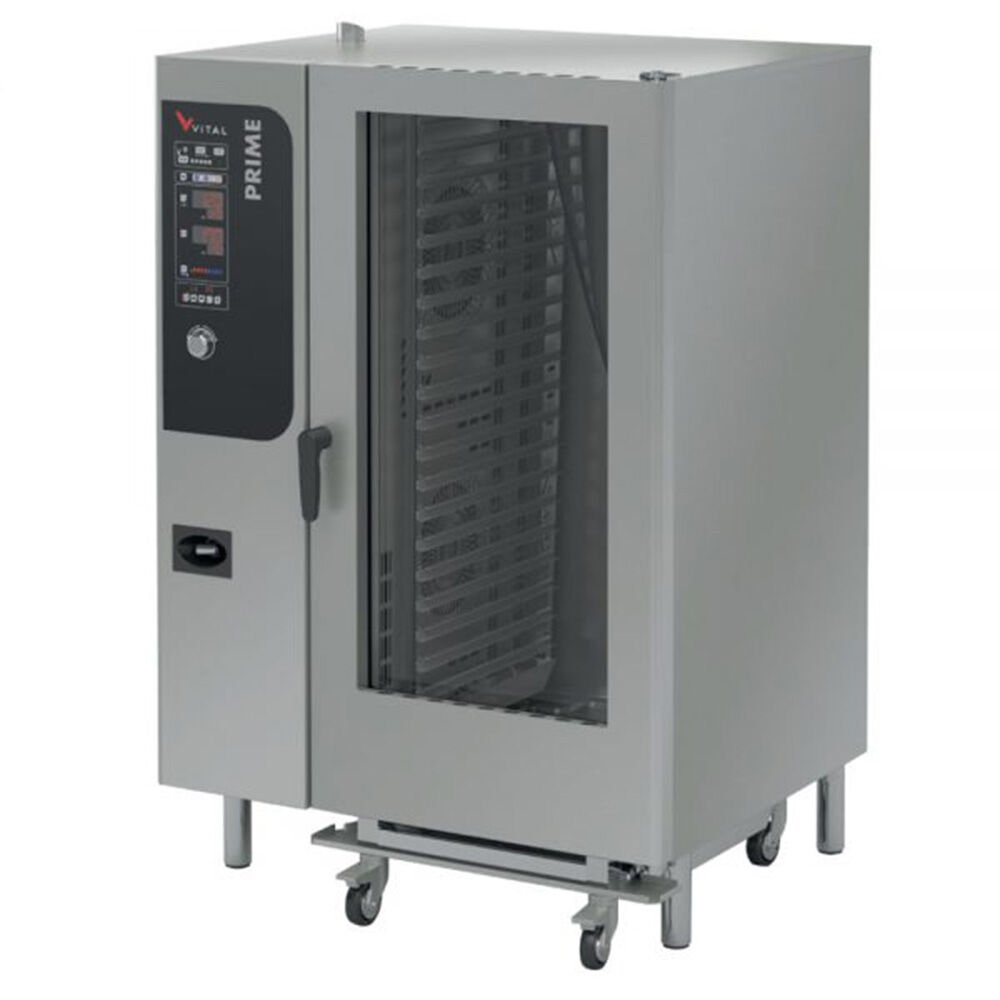 Vital Prime 202E 20 Tepsili Buharlı Konveksiyonlu Fırın Elektrikli 20 Gn 2/1