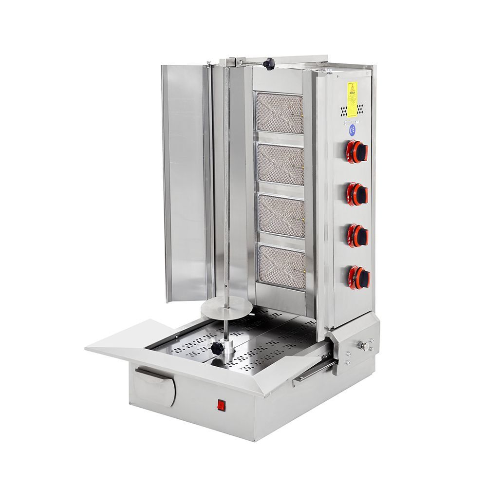 Himaksan HMK-AMDNG 4 Alttan Motorlu Döner Ocağı 4 Radyanlı Doğalgazlı