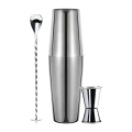 Vosco VSC-300B 3 Parça Boston Shaker Kokteyl Seti, 750 ml
