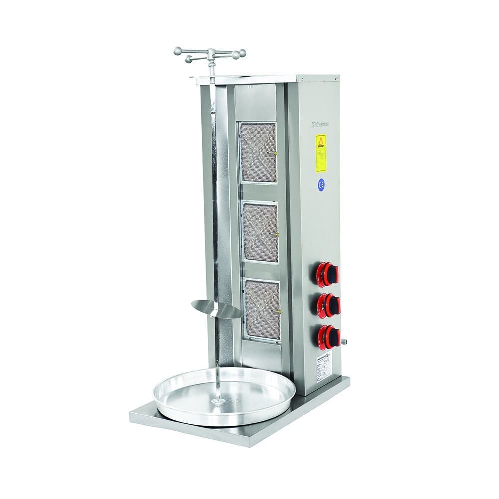 Himaksan HMK-DNG 3 Sabit Motorsuz Döner Ocağı 3 Radyanlı LPG'li