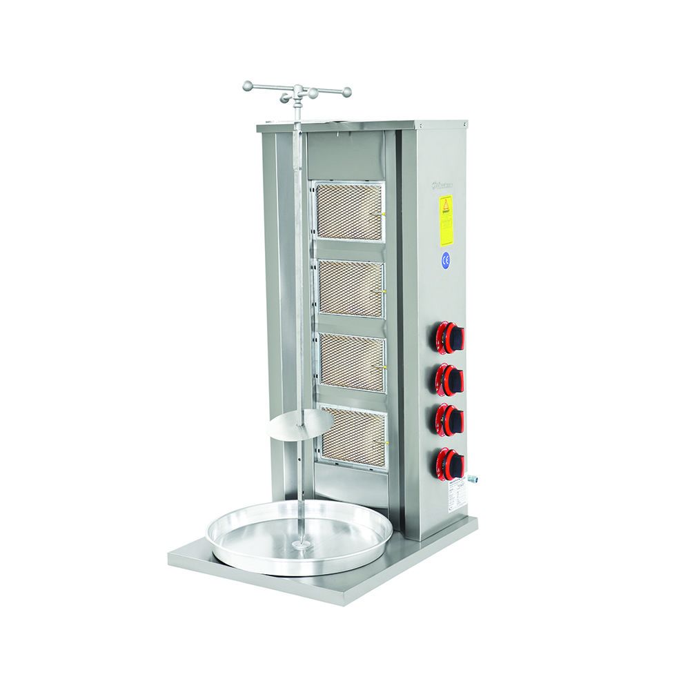 Himaksan HMK-DNG 4 Sabit Motorsuz Döner Ocağı 4 Radyanlı Doğalgazlı